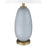 Acclaim Trend Home 1 Light Table Lamp, Brass/Cream Linen Drum