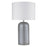 Acclaim Trend Home 30" 1 Light Table Lamp, Nickel/Cream Drum