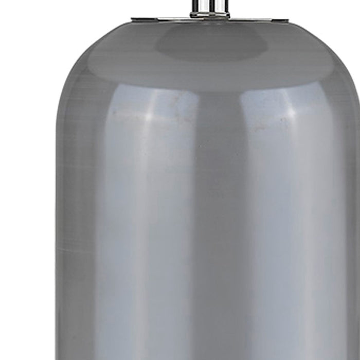 Acclaim Trend Home 30" 1 Light Table Lamp, Nickel/Cream Drum