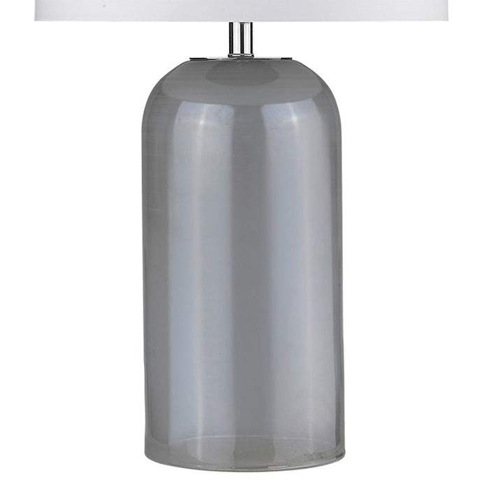 Acclaim Trend Home 30" 1 Light Table Lamp, Nickel/Cream Drum