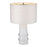 Acclaim Trend Home 17" 1 Light Table Lamp, White/Seasalt Drum