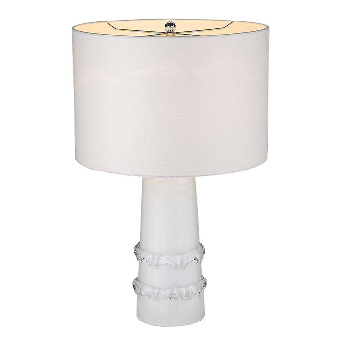 Acclaim Trend Home 17" 1 Light Table Lamp, White/Seasalt Drum