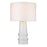 Acclaim Trend Home 17" 1 Light Table Lamp, White/Seasalt Drum