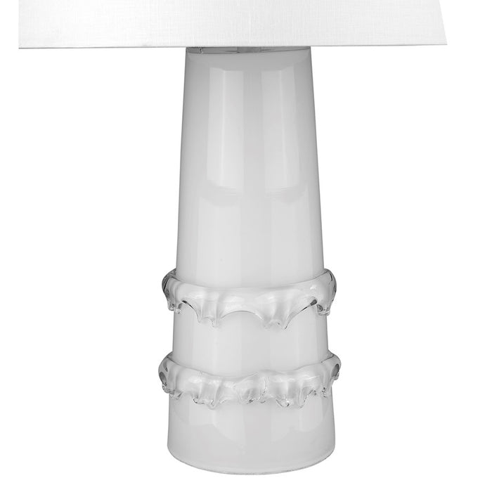 Acclaim Trend Home 17" 1 Light Table Lamp, White/Seasalt Drum