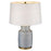 Acclaim Trend Home 27.25" Table Lamp, Brass/Seasalt Tapered