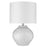 Acclaim Trend Home 12" Table Lamp, Nickel/Seasalt Drum