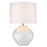 Acclaim Trend Home 12" Table Lamp, Nickel/Seasalt Drum
