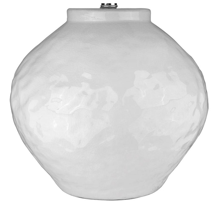 Acclaim Trend Home 12" Table Lamp, Nickel/Seasalt Drum