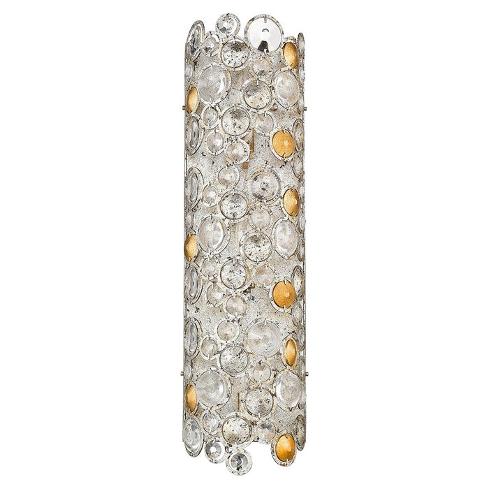 Acclaim Vitozzi 3 Light Sconce, Antique Silver Leaf