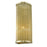 Acclaim Basetti Sconce, Gold/Gold Metal Cylindrical Shape