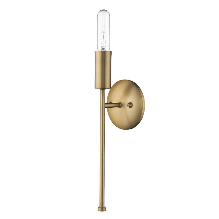 Acclaim Perret 1 Light Sconce, Aged Brass