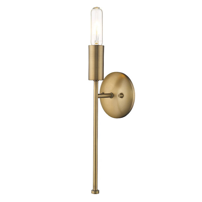 Acclaim Perret 1 Light Sconce, Aged Brass