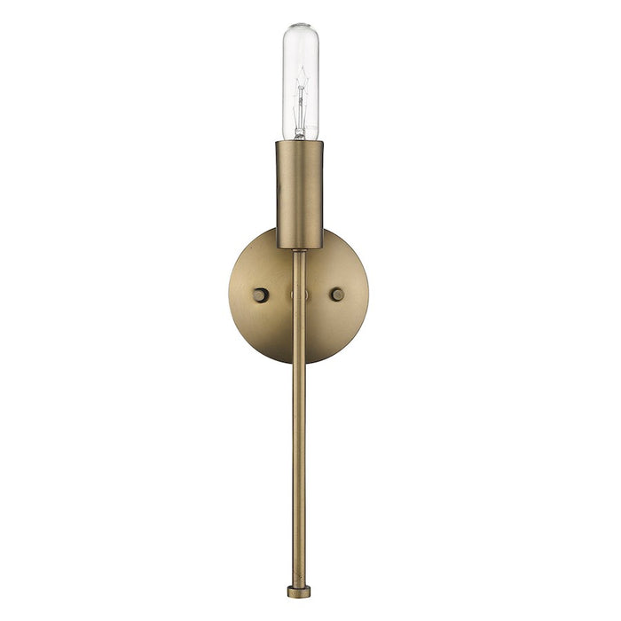 Acclaim Perret 1 Light Sconce, Aged Brass