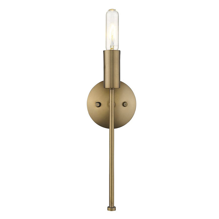 Acclaim Perret 1 Light Sconce, Aged Brass
