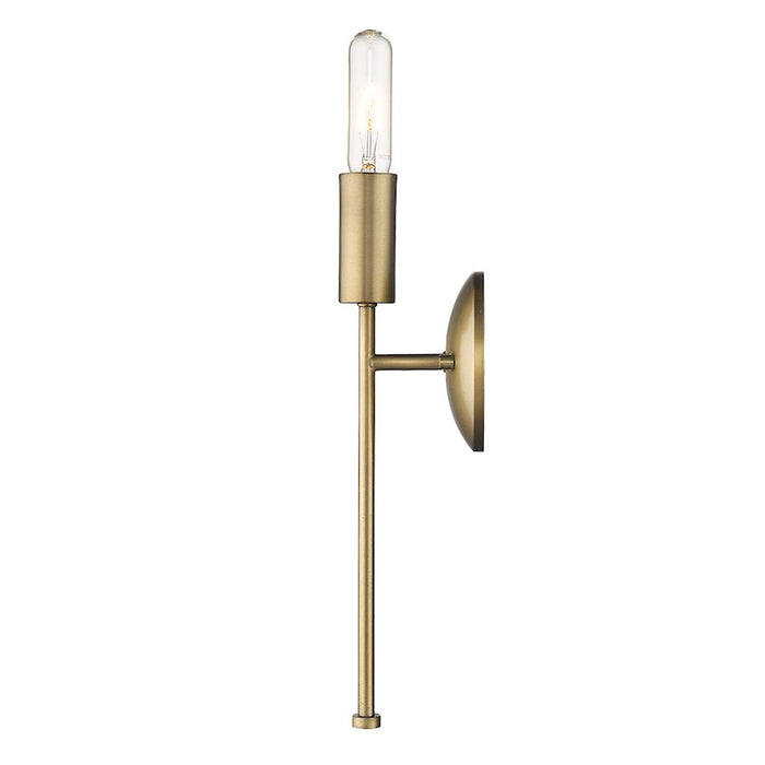Acclaim Perret 1 Light Sconce, Aged Brass