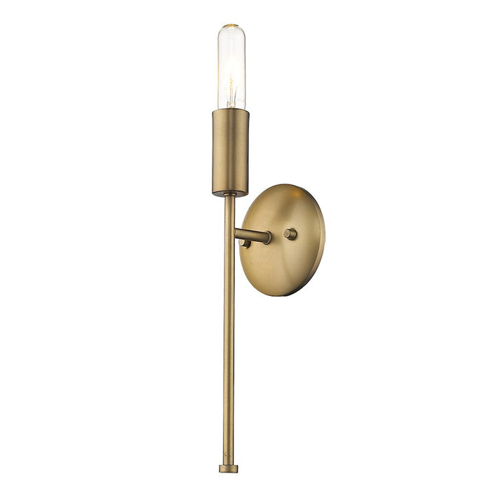 Acclaim Perret 1 Light Sconce, Aged Brass