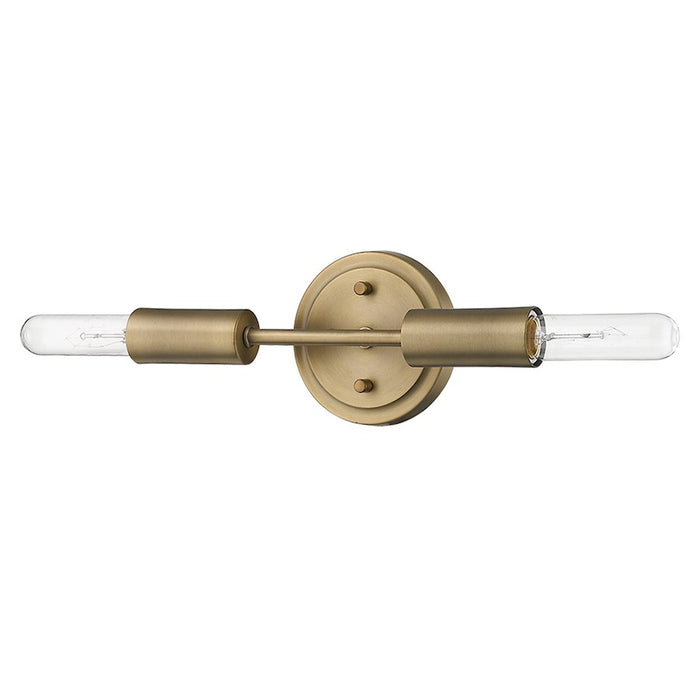 Acclaim Perret 2 Light Sconce, Aged Brass
