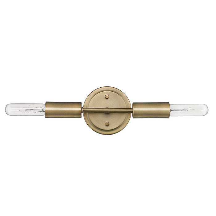 Acclaim Perret 2 Light Sconce, Aged Brass