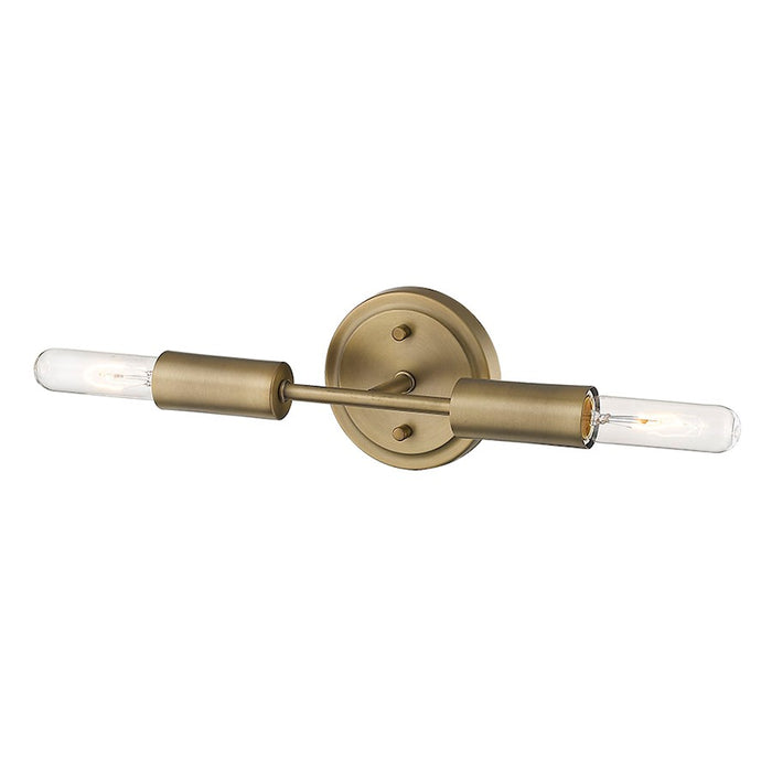 Acclaim Perret 2 Light Sconce, Aged Brass