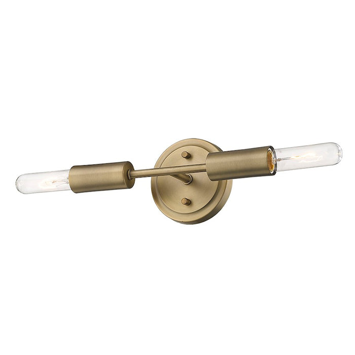 Acclaim Perret 2 Light Sconce, Aged Brass