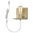 Acclaim Arris 5" 1 Light Sconce, Aged Brass