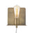 Acclaim Arris 5" 1 Light Sconce, Aged Brass