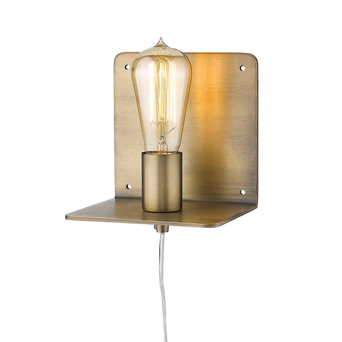 Acclaim Arris 5" 1 Light Sconce, Aged Brass