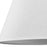 Acclaim Della Sconce, White/White Fabric Tapered Drum