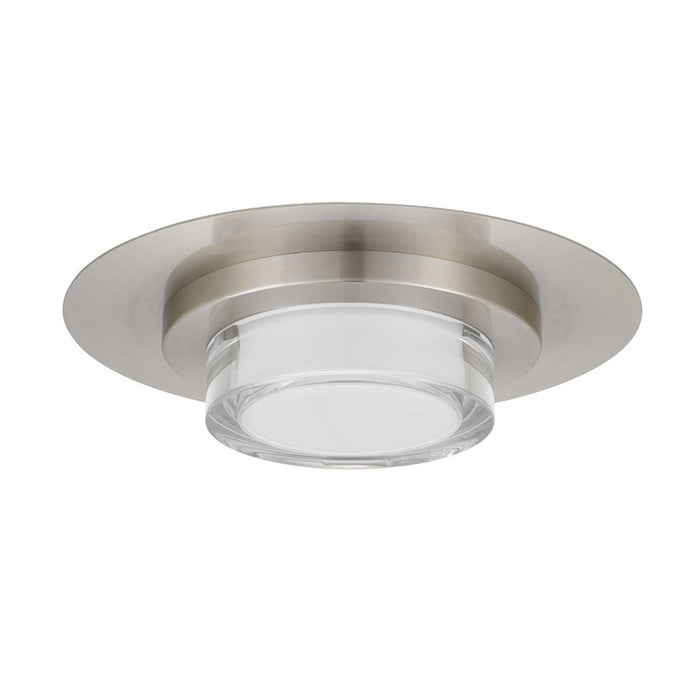 Alteck Plate Rnd 12" LED Outdoor, Brushed Stainless Steel