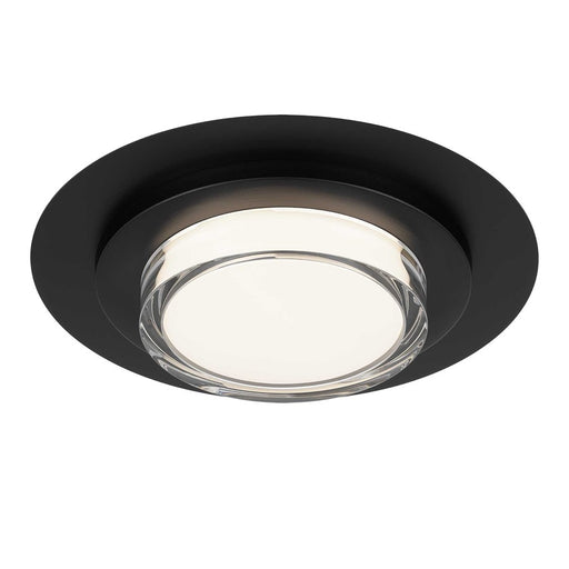 Alteck Plate Rnd 16" LED Outdoor Mount, Sand Black