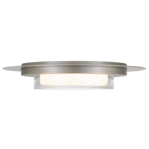 Alteck Plate Rnd 16" LED Outdoor, Brushed Stainless Steel
