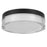 Alteck Sunspot 9" LED Outdoor Flush Mount, Sand Black