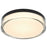 Alteck Sunspot 12" LED Outdoor Flush Mount, Sand Black