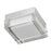 Alteck Box 5" LED Outdoor Flush, Brushed Stainless Steel