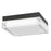 Alteck Box 8" LED Outdoor Flush Mount, Sand Black - AFM0020-3CCT-W-BK