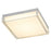 Alteck Box 11" LED Outdoor Flush, Brushed Stainless Steel
