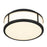 Alteck Panel Rnd 10" LED Outdoor Mount, Black/Etched, Black
