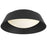 Alteck Pez 11" LED Outdoor Flush, Black /Etched, Sand Black