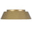 Alteck Pez 11" LED Outdoor Flush Mount, Painted Brass