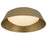 Alteck Pez 11" LED Outdoor Flush Mount, Painted Brass