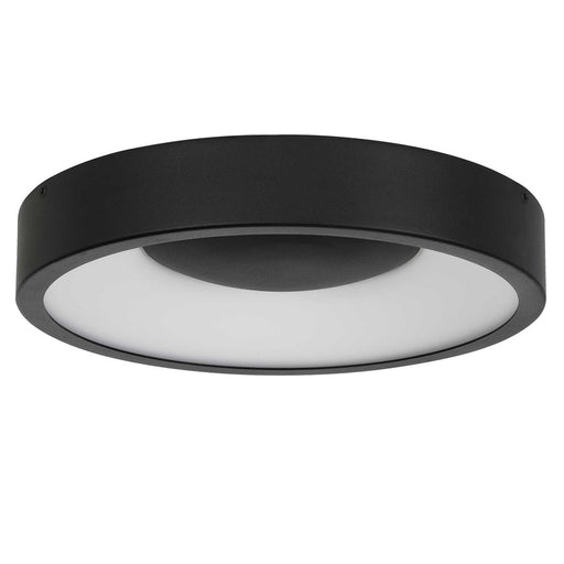 Alteck Stellar 11" LED Outdoor Mount, Black/White, Black - AFM0068-5CCT-W-BK