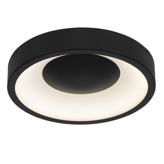 Alteck Stellar 11" LED Outdoor Mount, Black/White, Black