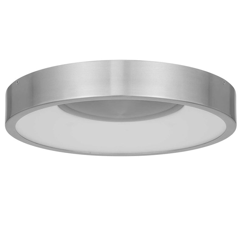 Alteck Stellar 14" LED Outdoor Mount, Brushed Aluminum