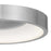 Alteck Stellar 14" LED Outdoor Mount, Brushed Aluminum