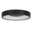 Alteck Stellar 14" LED Outdoor Mount, Black/White, Black