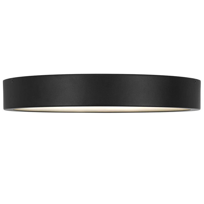 Alteck Stellar 14" LED Outdoor Mount, Black/White, Black