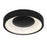Alteck Stellar 14" LED Outdoor Mount, Black/White, Black