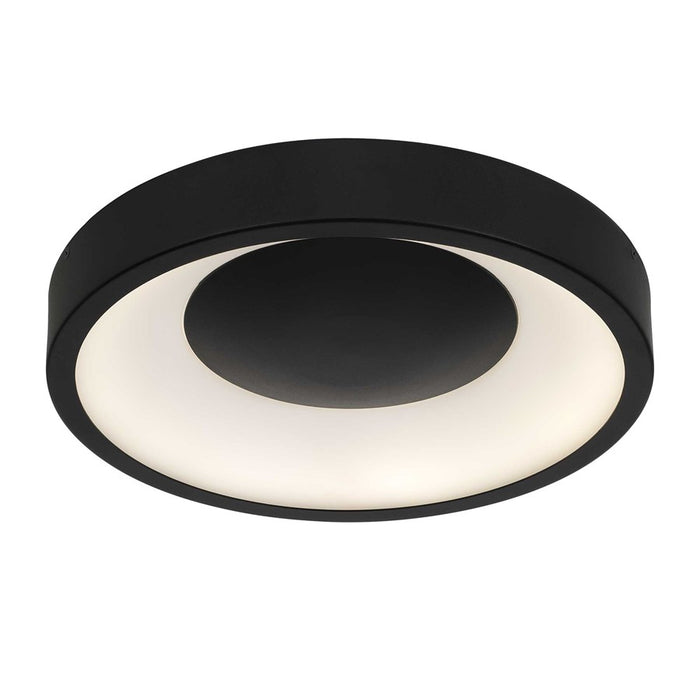 Alteck Stellar 14" LED Outdoor Mount, Black/White, Black