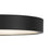 Alteck Stellar 14" LED Outdoor Mount, Black/White, Black