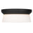 Alteck Skirt 11" LED Outdoor Flush, Black/Etched, Sand Black